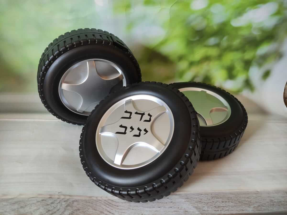 גלגל כלי עבודה באריזה בצורת גלגל